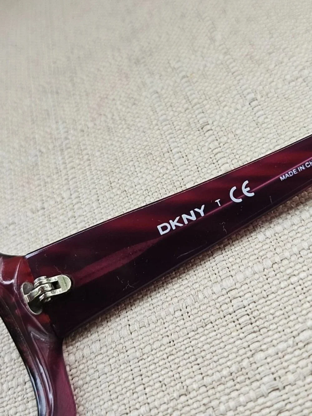 Vintage DKNY Women Eyeglasses Frame Purple/Brown Tone Eyewear Glasses DY4048